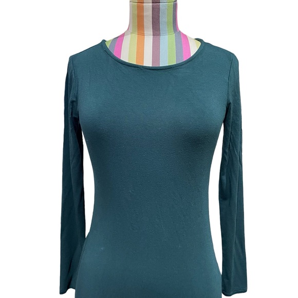 Lulus Swept Away Forest Green Long Sleeve Maxi Dress 0942 - Picture 4 of 8